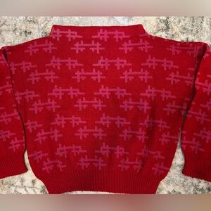 *SOLD* on Depop Red Knit Sweater by Gitano